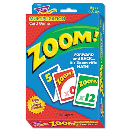 TREND Zoom Math Card Game, Ages 9 and Up T76304